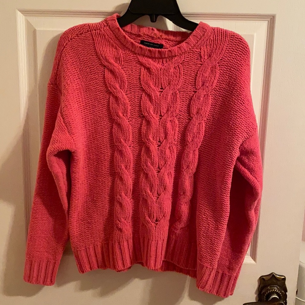 Bubblegum Pink Sweater!  American Eagle!